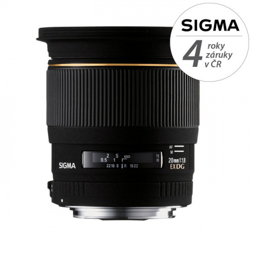 SIGMA 20 mm f/1,8 EX DG ASP RF pro Sony A